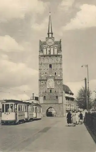 Postcard Germany Rostock Kropeliner Tor