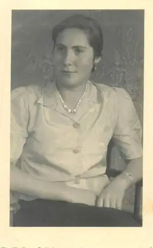 Vintage studio photography atelier photographers anonymous person woman portrait photo