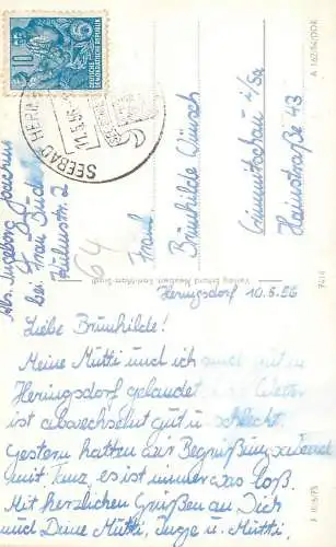 Postcard Germany Seebad Heringsdorf