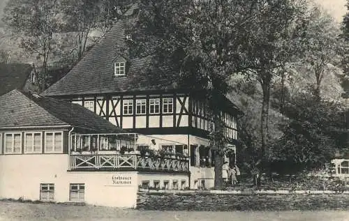 Postcard Germany HO-Gasttatte Frohenauer Hammer