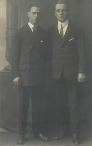 Social History Vintage atelier studio photography photographers anonymous people elegant gentlemen picture