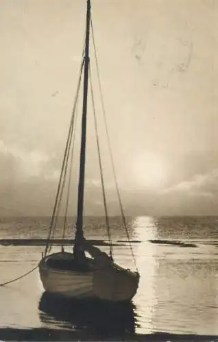 Postcard Germany Ostsee sailboat