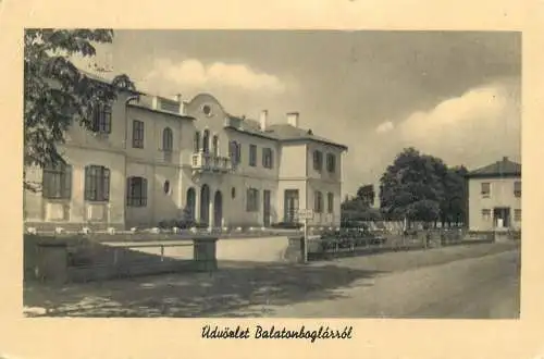Postcard Hungary Udvozlet Balatonboglarrol