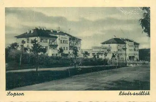 Postcard Hungary Lapron Lover-szallak