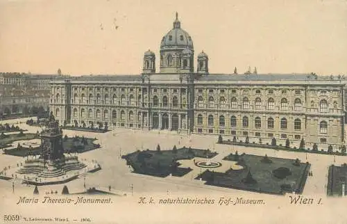 Austria Wien Maria-Theresia Monument K.k Naturhistoriches Hof-Museum