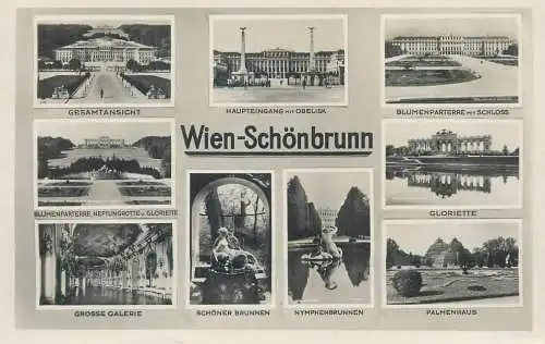 Austria Wien Schonbrunn multi view
