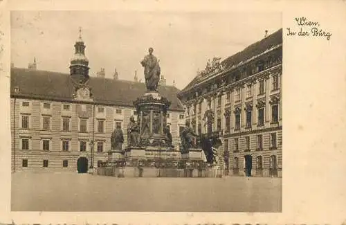Austria Wien Hofburg Emperor Franz I statue monument