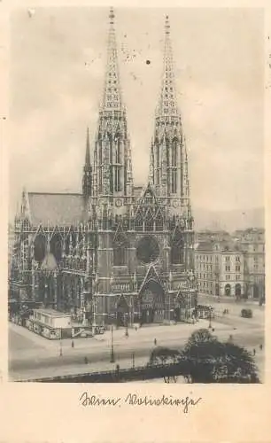 Postcard Austria Wien Votivkirche