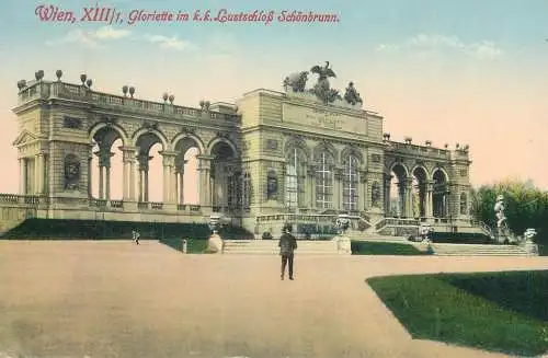 Postcard Austria Wien Gloriette im k.k Lustschloss Schonbrunn