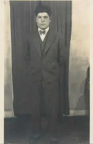 Vintage studio photography photographers anonymous people elegant gentleman photo