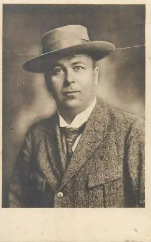 Vintage studio photography atelier photographers anonymous person real photo portrait Harry Schaefer Freiburg i Breisgau