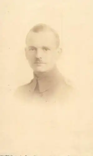 Hofphotograph, Heidelberg studio photography atelier anonymous person man soldier uniform real photo portrait R Herbst
