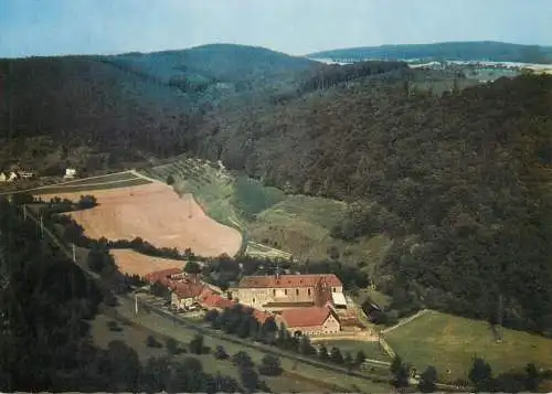 Germany Aschaffenburg Hofgut Himmelthal aerial view