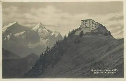 Switzerland Stanserhorn Hotel mit Berneralpen