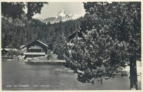 Switzerland Lac Champex coin rustique