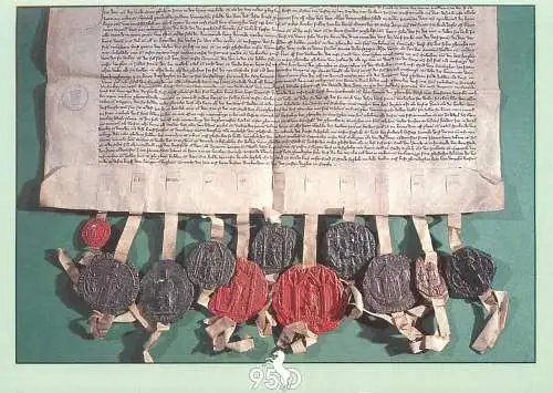 Netherlands Cruoninga 1040 Deed transfer from Hendrik III to Bishop of Utrecht
