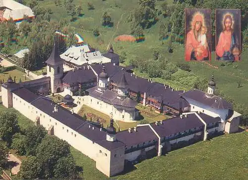 Romania Manastirea Secu vedere aeriana