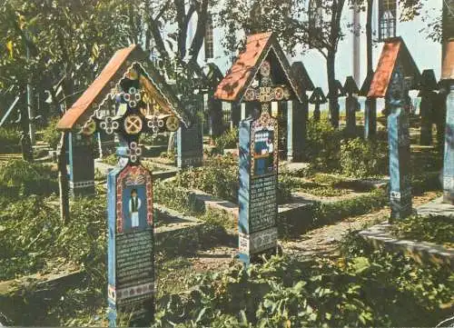 Romania Sapanta jud. Maramures Cimitirul Vesel