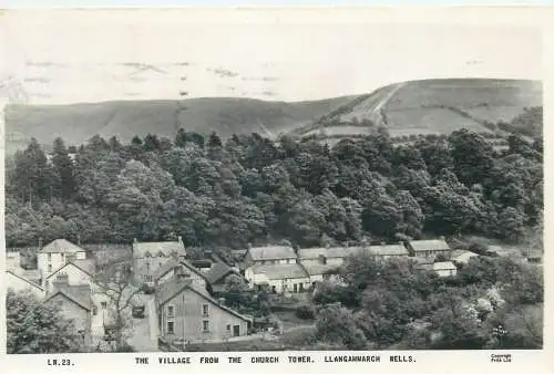United Kingdom Wales Llangammarch Wells general view