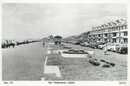 United Kingdom Wales Towyn promenade view