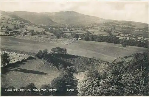 United Kingdom Wales Mold. Moel Fammon From The Leete general view