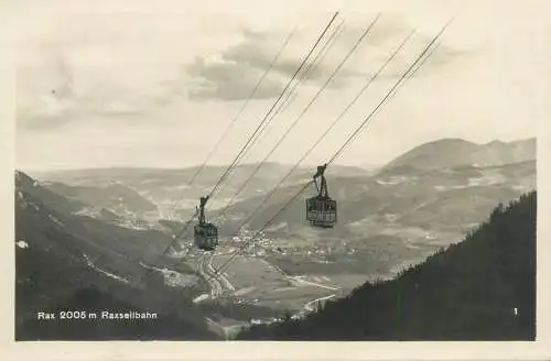 Austria Rax Raxseilbahn panorama