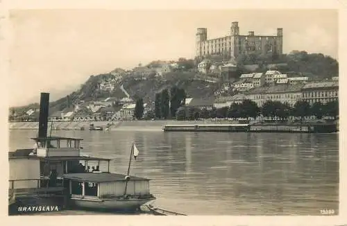 Slovakia Bratislava castle Danube view