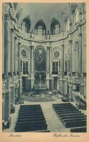 Germany Dresden Hofkirche Inneres