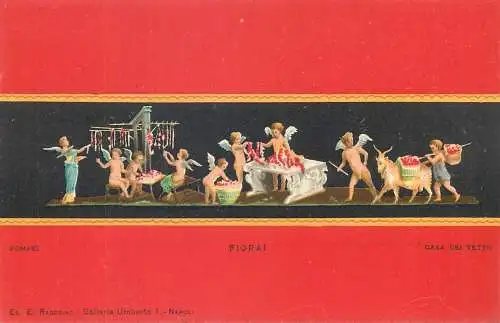 Postcard Italy Pompei Casa dei Vetti Fiorai