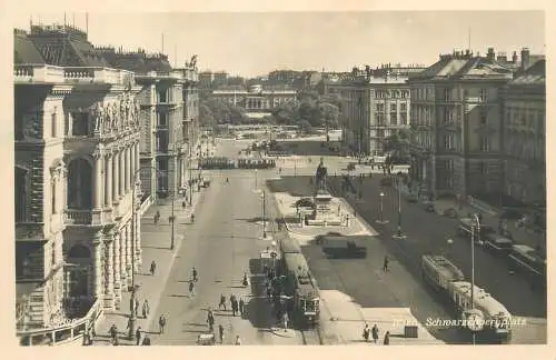 Wien Vienna trams tramway photo postcard 1930`s