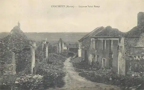 cpa France CHAUMUZY IMPASSE SAINT REMY