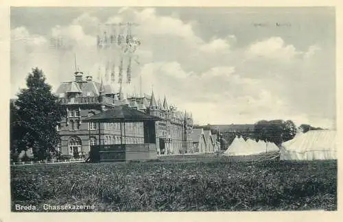 Postcard Nehterlands Breda Chassekazerne