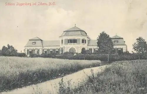AK Zöbern, Schloss Ziggersberg 1916