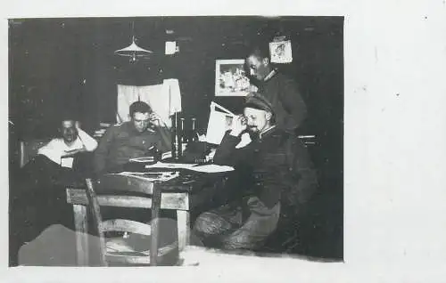 Cortevitte ww1 lieutenant military barrack carte foto foto Postkarte 1916