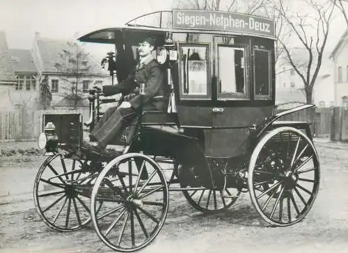 First Mercedes Benz bus 1895