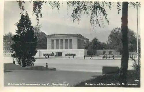 Postcard Bulgaria Sofia G. Dimitrov Mausoleum