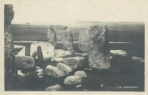 Postcard England Stonehenge Neolithic Age monument