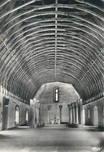 Post card France Cluny Musee du Farinier Salle haute Eglise Abbatiale le Choeur