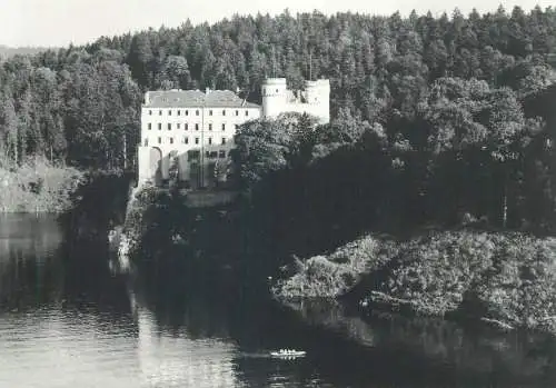 Post card Czech Republic Orlik castle nad Vltavou