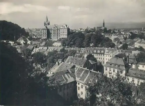 Postcard general view Teplice Czech Republic