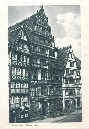 Postcard Germany Hannover Leibnizhaus
