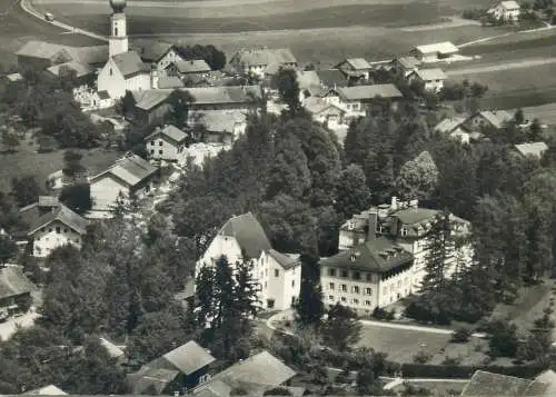 Postcard Germany Schonstett Sanatorium of the State Insurance Institution Oberbayern aerial view