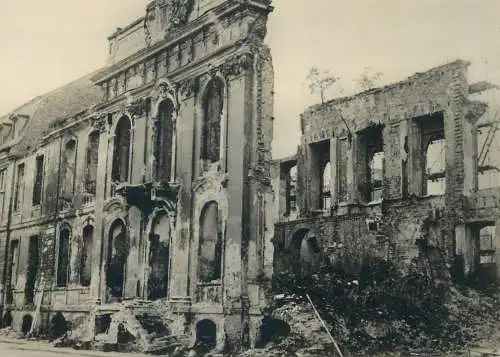 Post card Germany Berlin Princess Palace ruins 1945