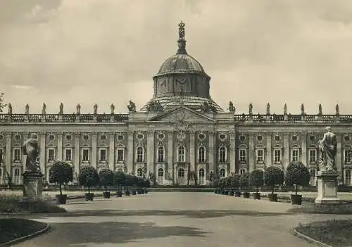 Post card Germany Potsdam Sanssouci Neues Palais
