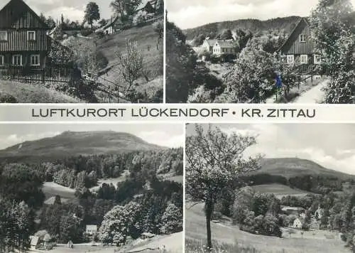 Post card Germany Luftkurort Luckendorf Kr. Zittau multi view