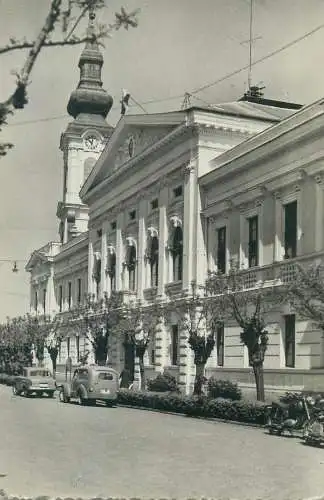 Postcard Hungary Gyula County Hall