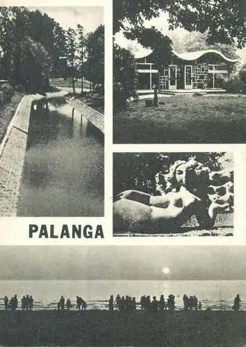 Postcard Lithuania Palanga multi view