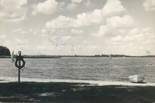 Postcard Poland Szczecin lake Dabie