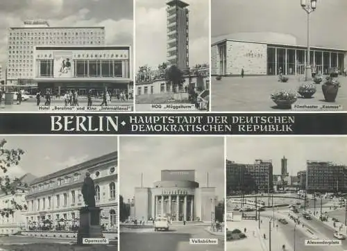 Post card Germany Berlin multi view