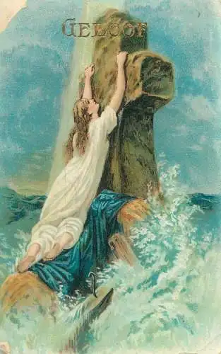 Religious Postcard Faith illustration